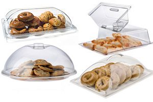 Hộp đựng đồ ăn mica (Acrylic Food Covers & Bakery Display Cases)